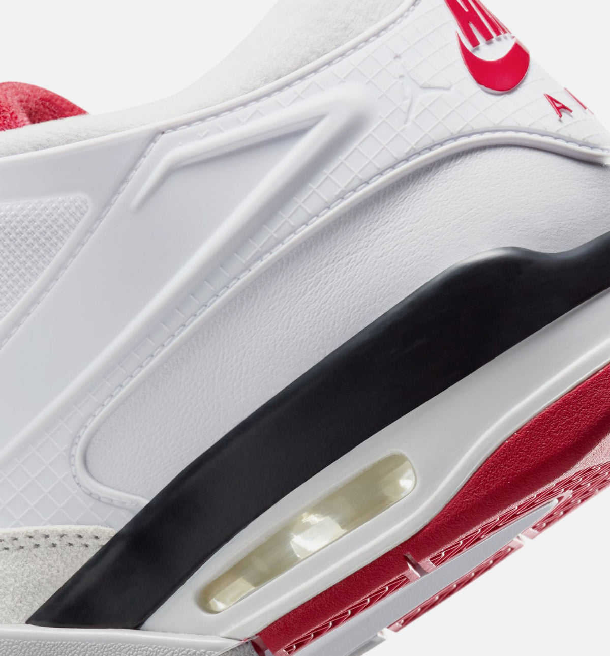 Air Jordan 4 RM Men's Lifestyle Shoe – White / Black / Neutral Grey / Varsity Red