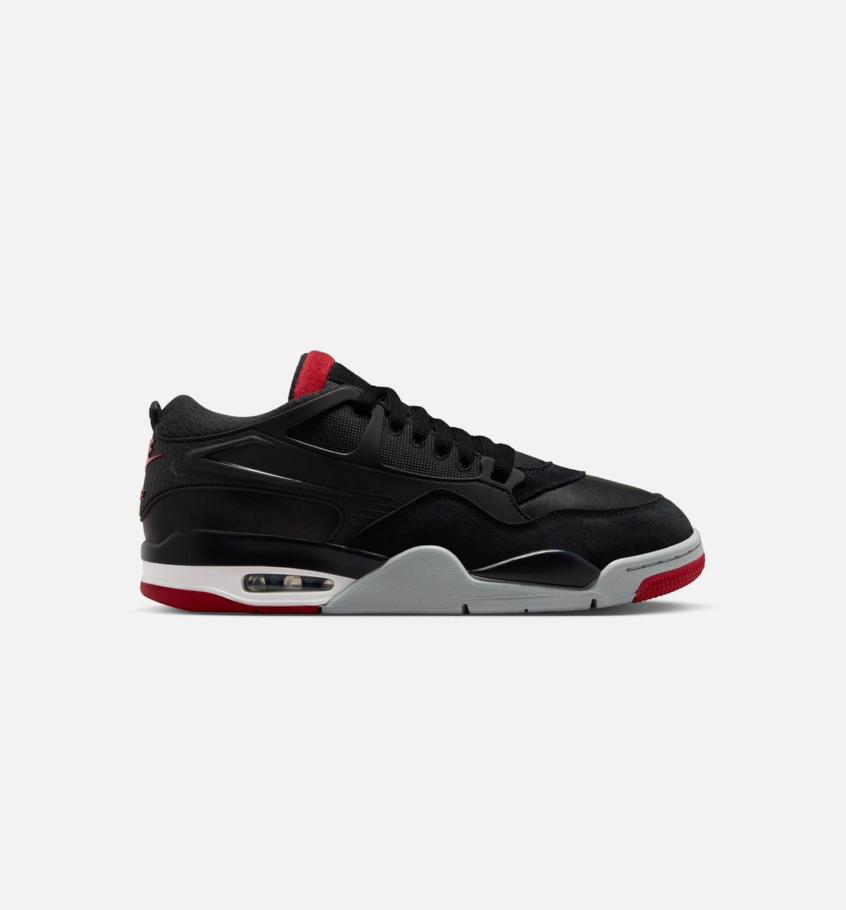 Air Jordan 4 RM Men's Lifestyle Shoe – Black / Wolf Grey / White / Varsity Red