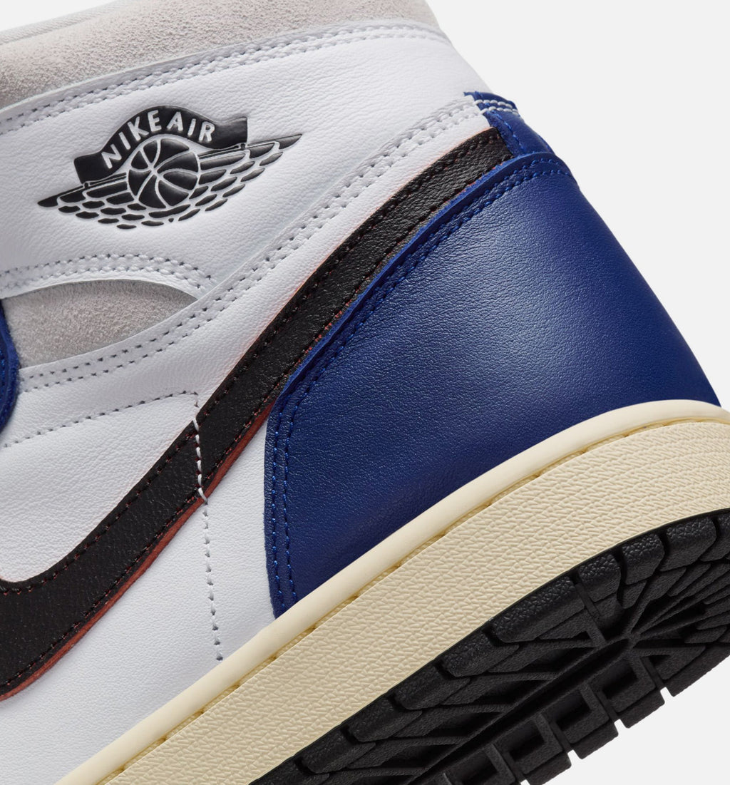 Air Jordan 1 Retro High OG Rare Air Deep Royal Blue Men's Lifestyle Shoe – White / Black / Neutral Grey / Deep Royal Blue