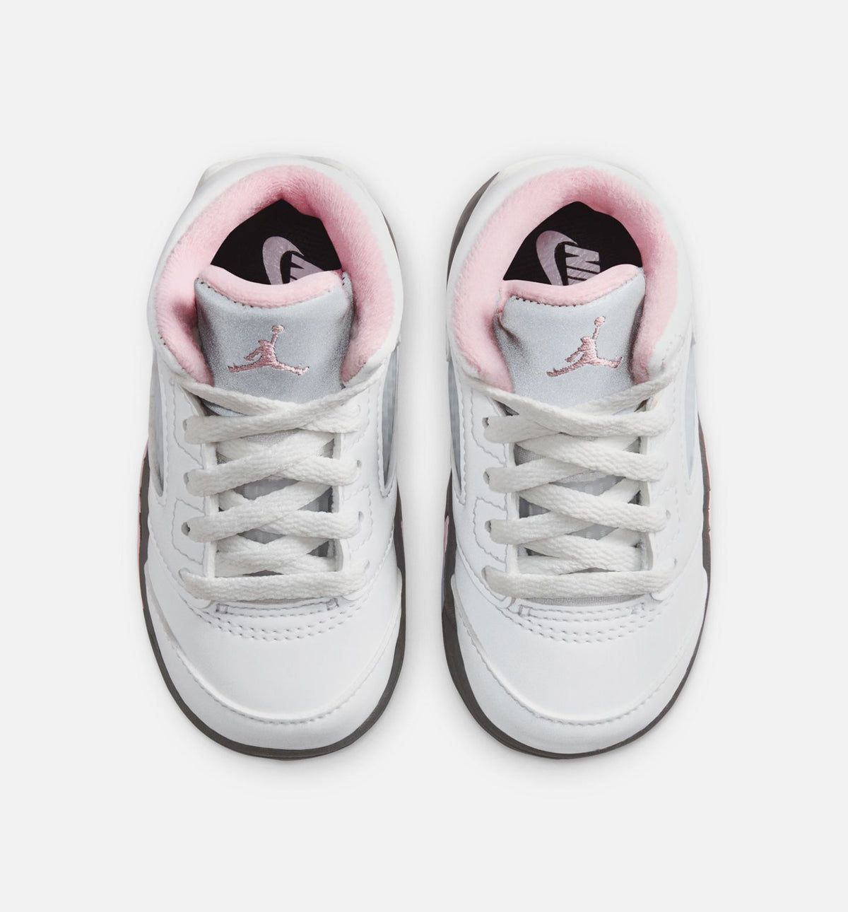 Air Jordan 5 Retro Medium Soft Pink Infant & Toddler Lifestyle Shoe – White / Black / Medium Soft Pink