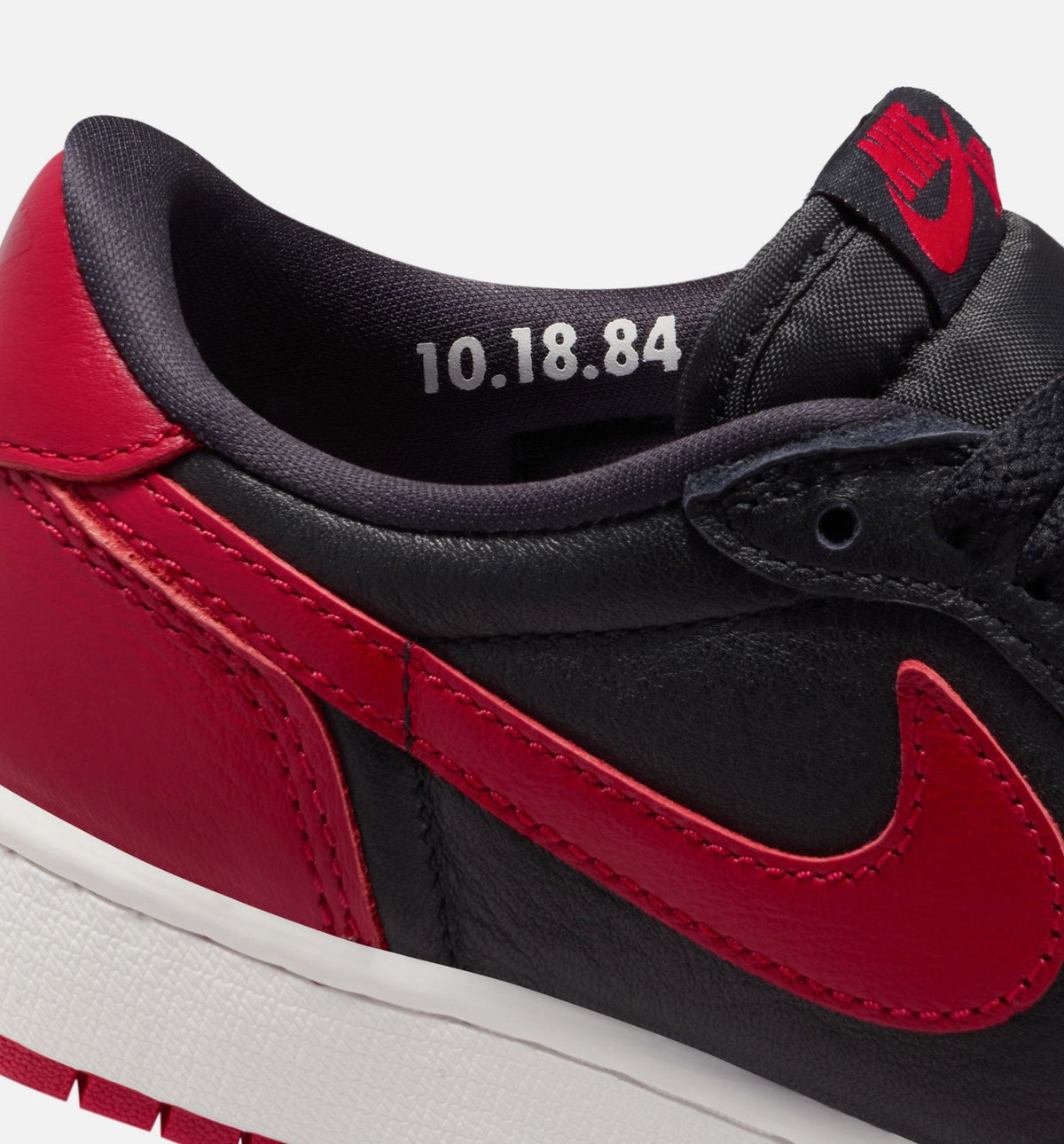 Air Jordan 1 Retro Low OG Banned Grade School Lifestyle Shoe – Black / Varsity Red / Summit White