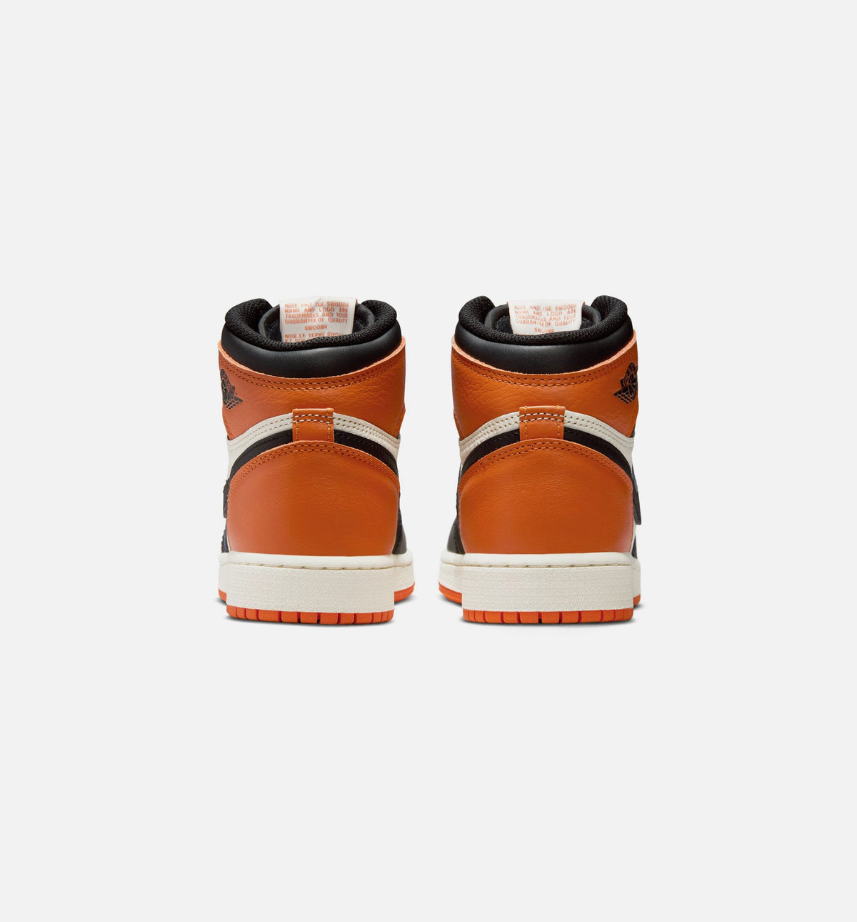 Air Jordan 1 Retro High OG Shattered Backboard Grade School Lifestyle Shoe – Black / Sail / Starfish