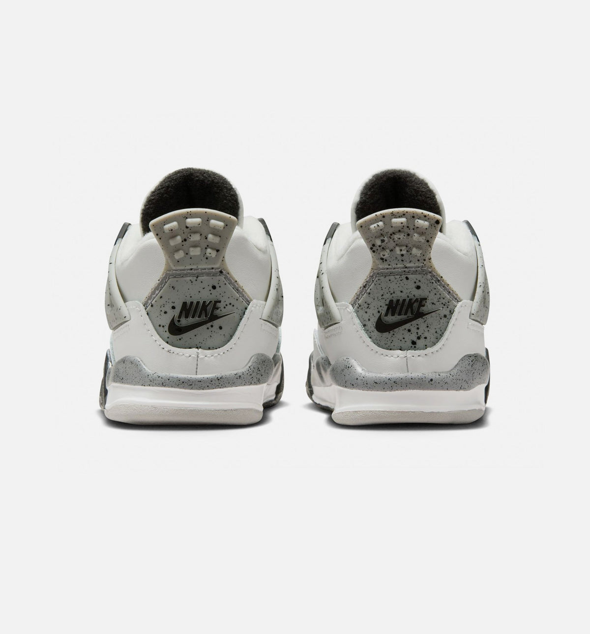 Air Jordan 4 Retro White Cement Infant & Toddler Lifestyle Shoe – Summit White / Fire Red / Cement Grey / Black
