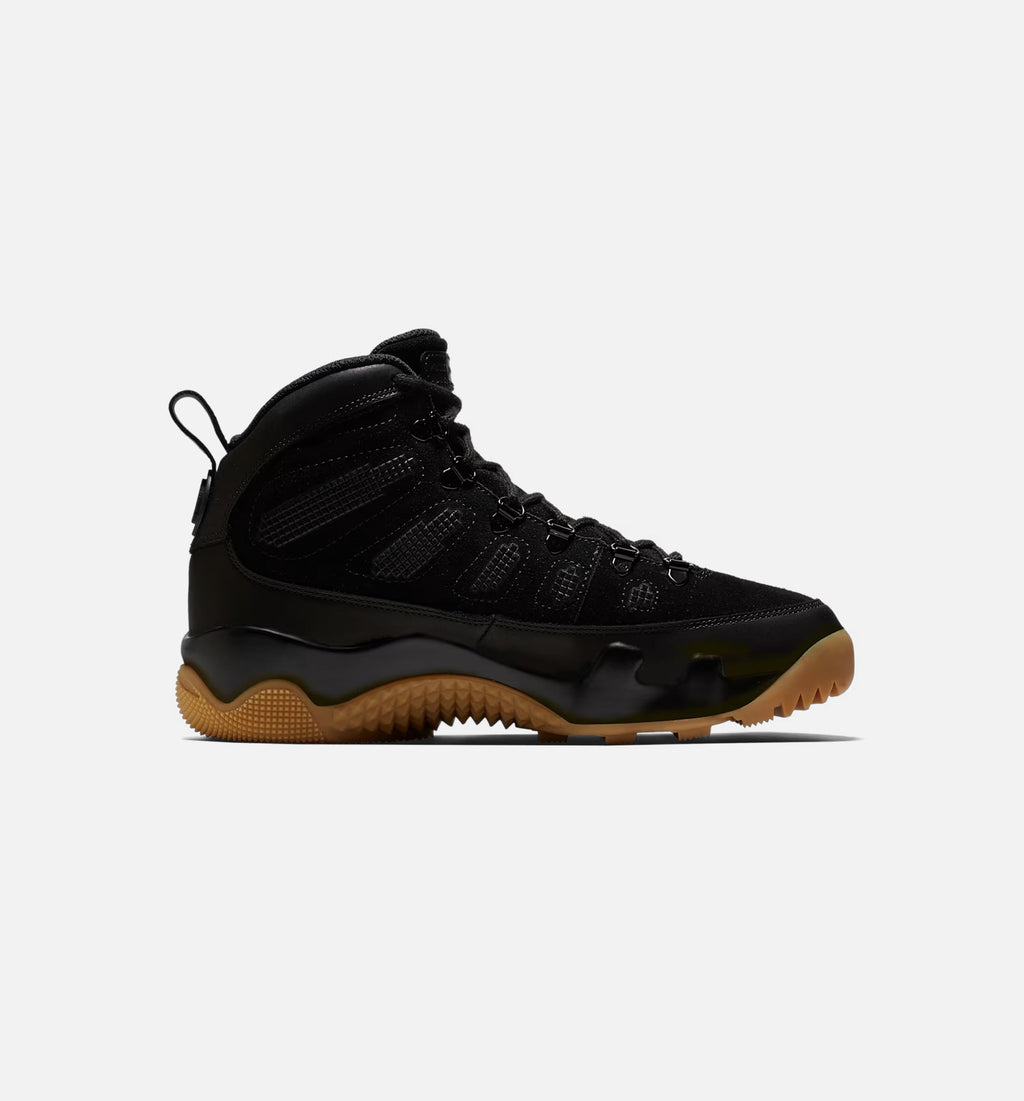 Air Jordan 9 Retro Men's Lifestyle Boot – Black / Gum Light Brown