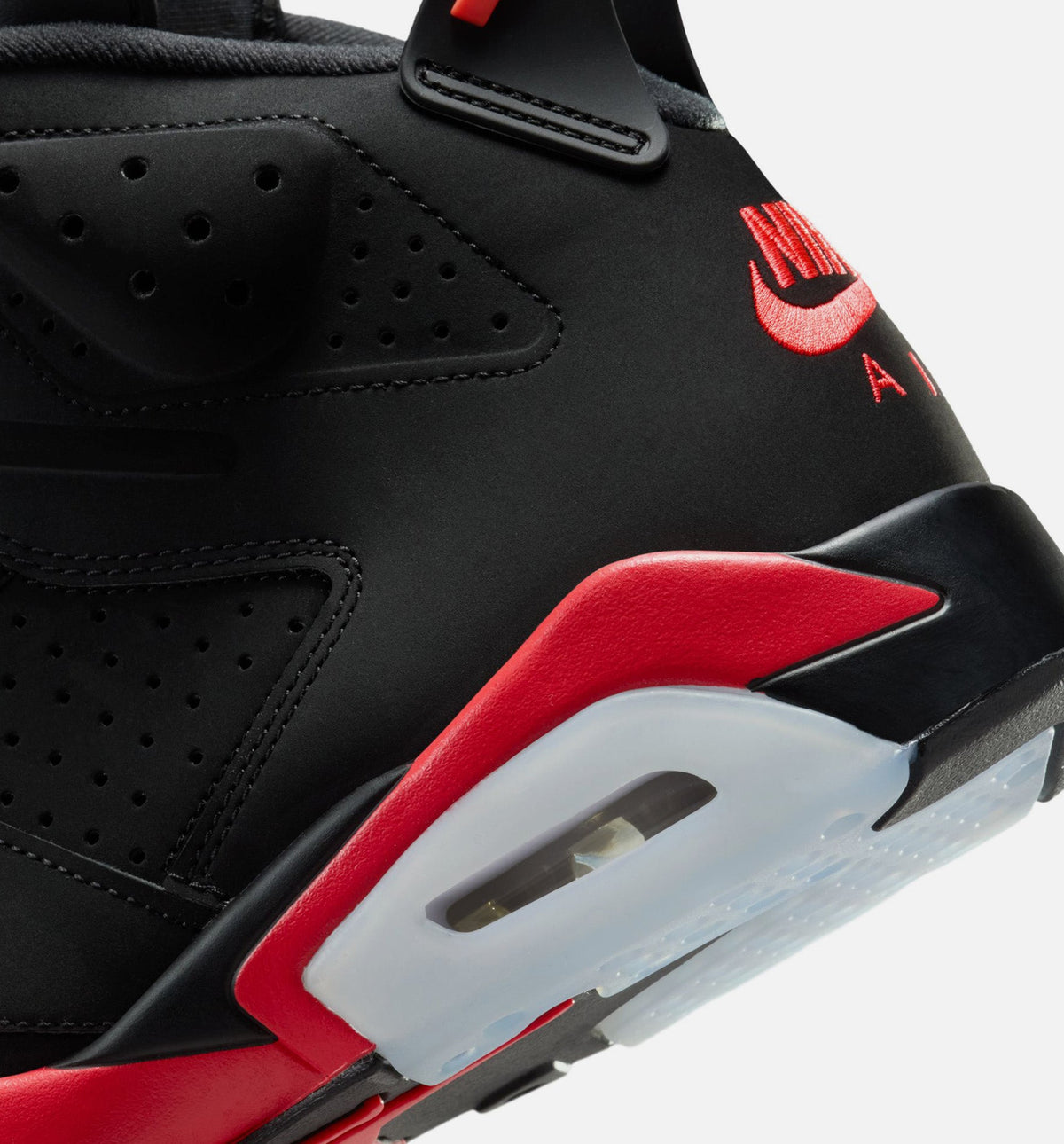 Air Jordan 6 Retro Infrared Salesman Men's Lifestyle Shoe – Black / Light Crimson