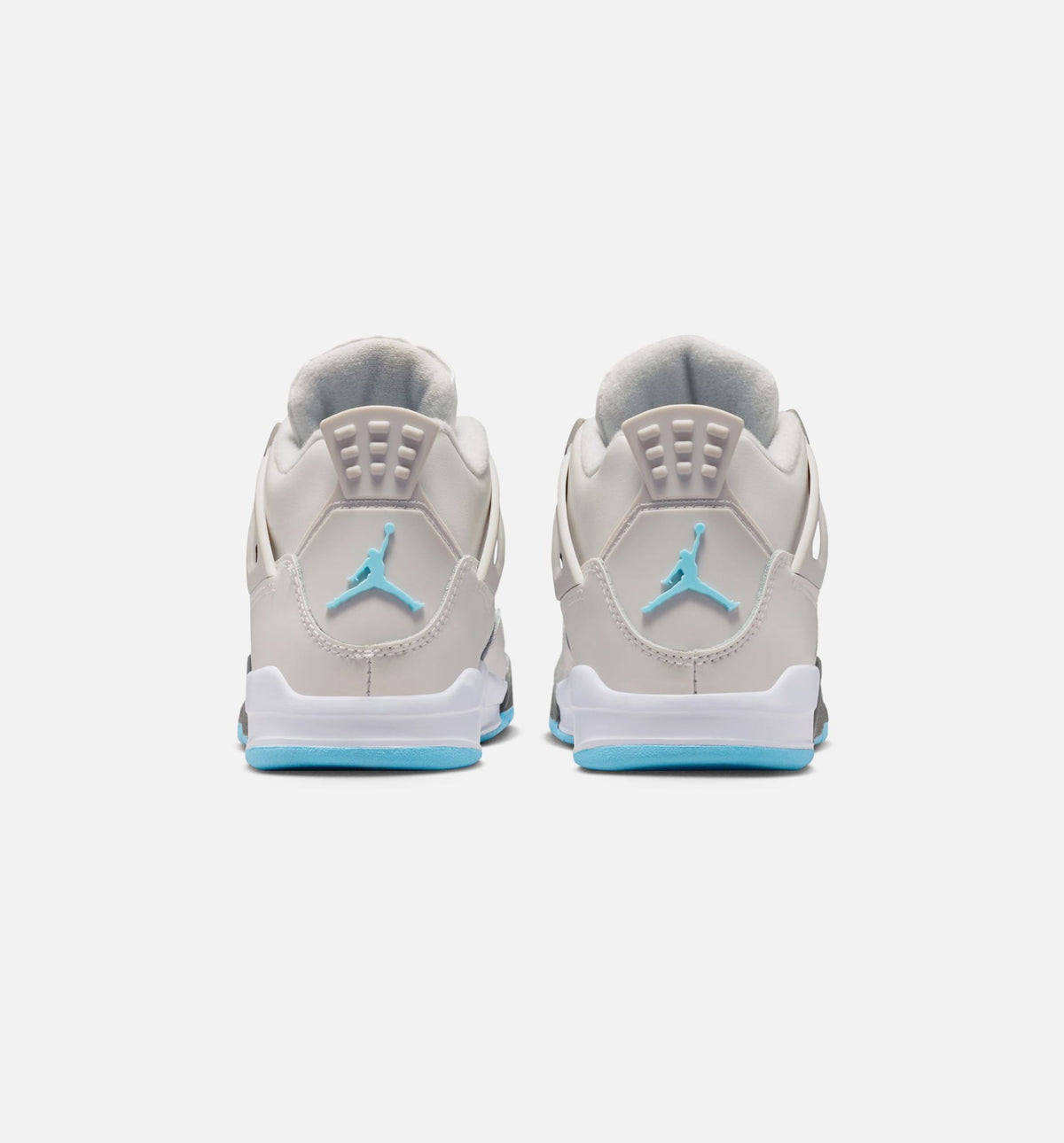 Air Jordan 4 Retro Blue Chill Preschool Lifestyle Shoe – Photon Dust / Blue Chill / Flat Pewter / White / Blue Tint
