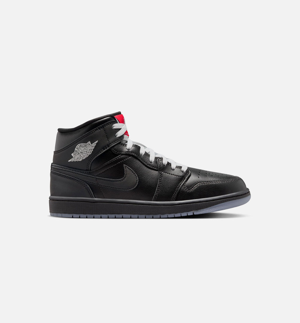 Air Jordan 1 Mid SE Men's Lifestyle Shoe – Black / Grey