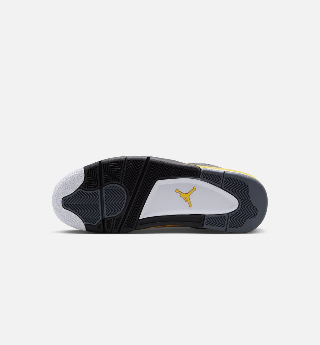 Air Jordan 4 Retro Rare Air Tour Yellow Men's Lifestyle Shoe – White / Dark Blue Grey / Black / Tour Yellow