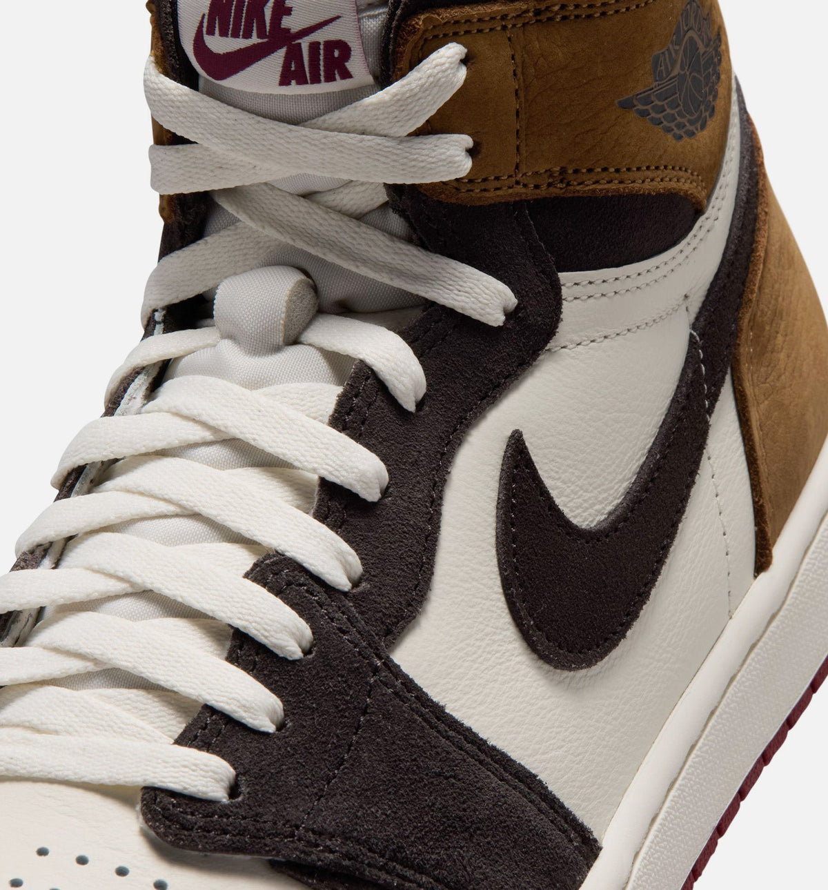 Air Jordan 1 Retro High OG Love Letter Men's Lifestyle Shoe – Shadow Brown / Team Red / Light British Tan