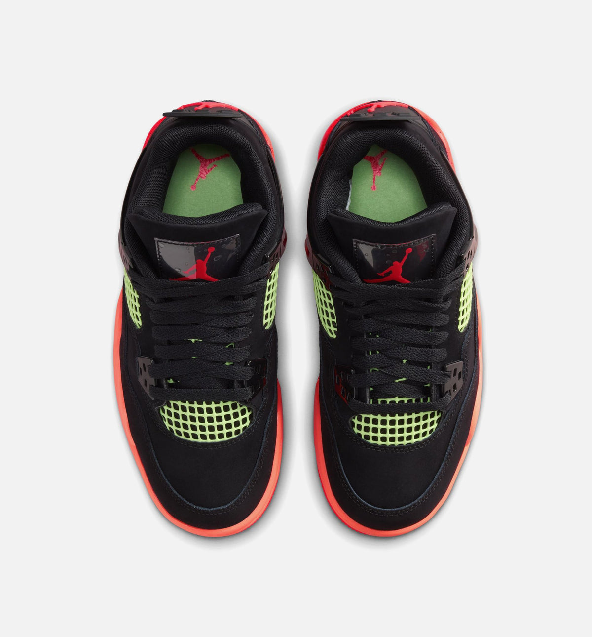 Air Jordan 4 Retro Black Infrared 23 Grade School Lifestyle Shoe – Black / Infrared 23 / Bright Mango