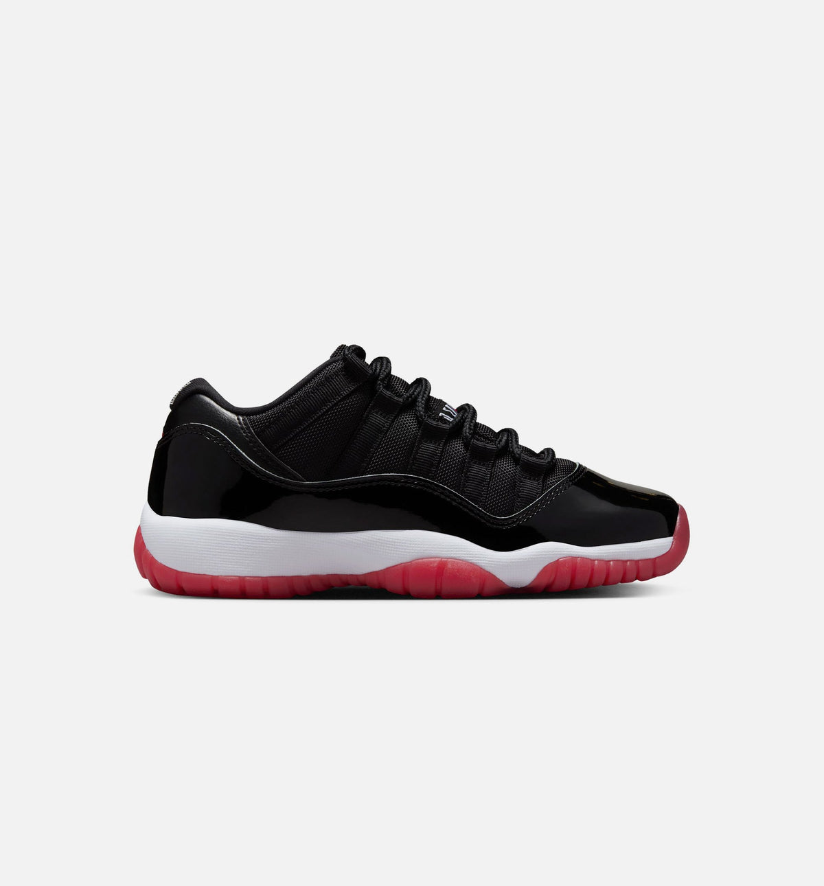 Air Jordan 11 Retro Bred Grade School Lifestyle Shoe – Black / Varsity Red / White