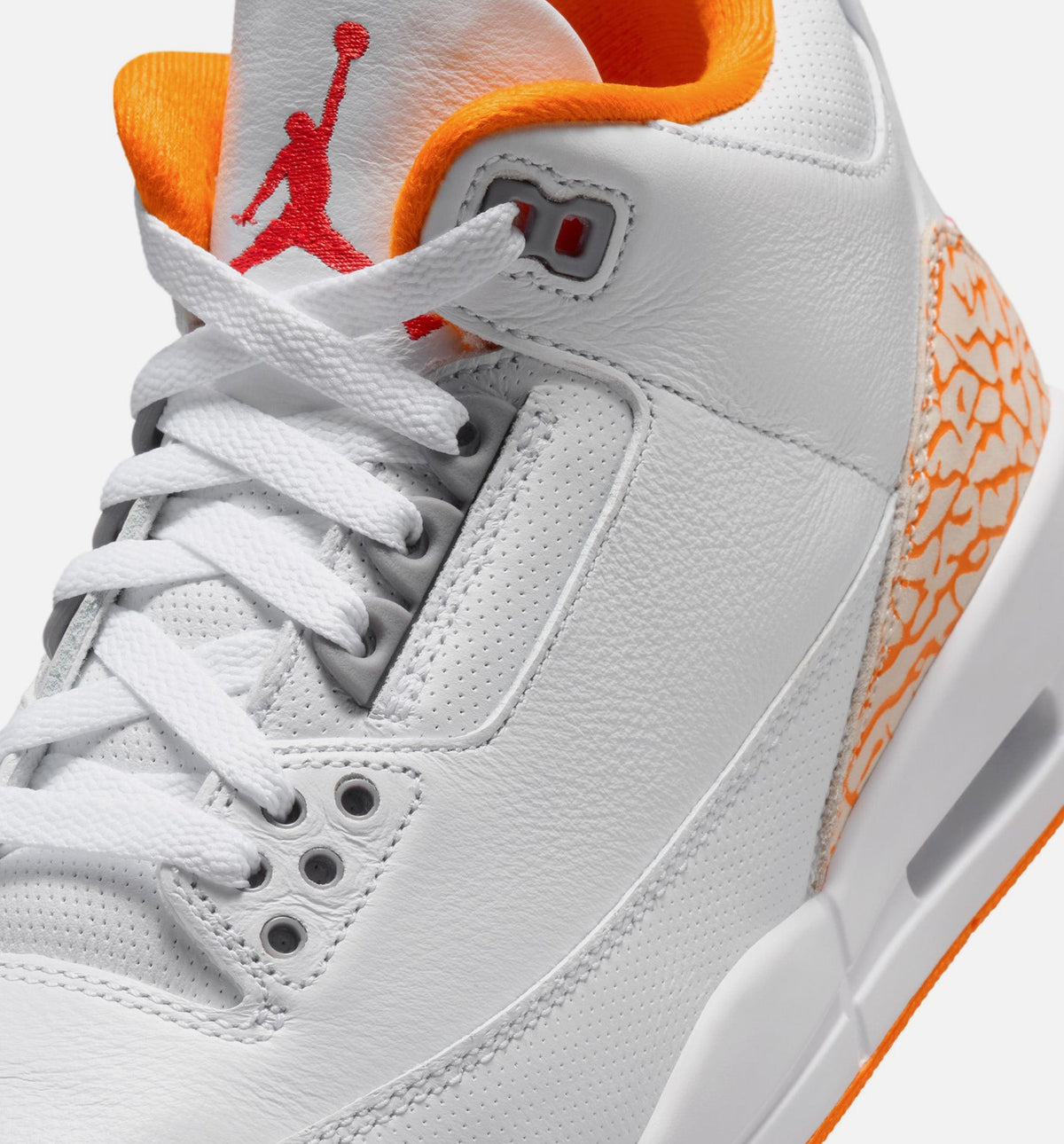 Air Jordan 3 Retro Orange Citrus Women's Lifestyle Shoe – White / Multicolor