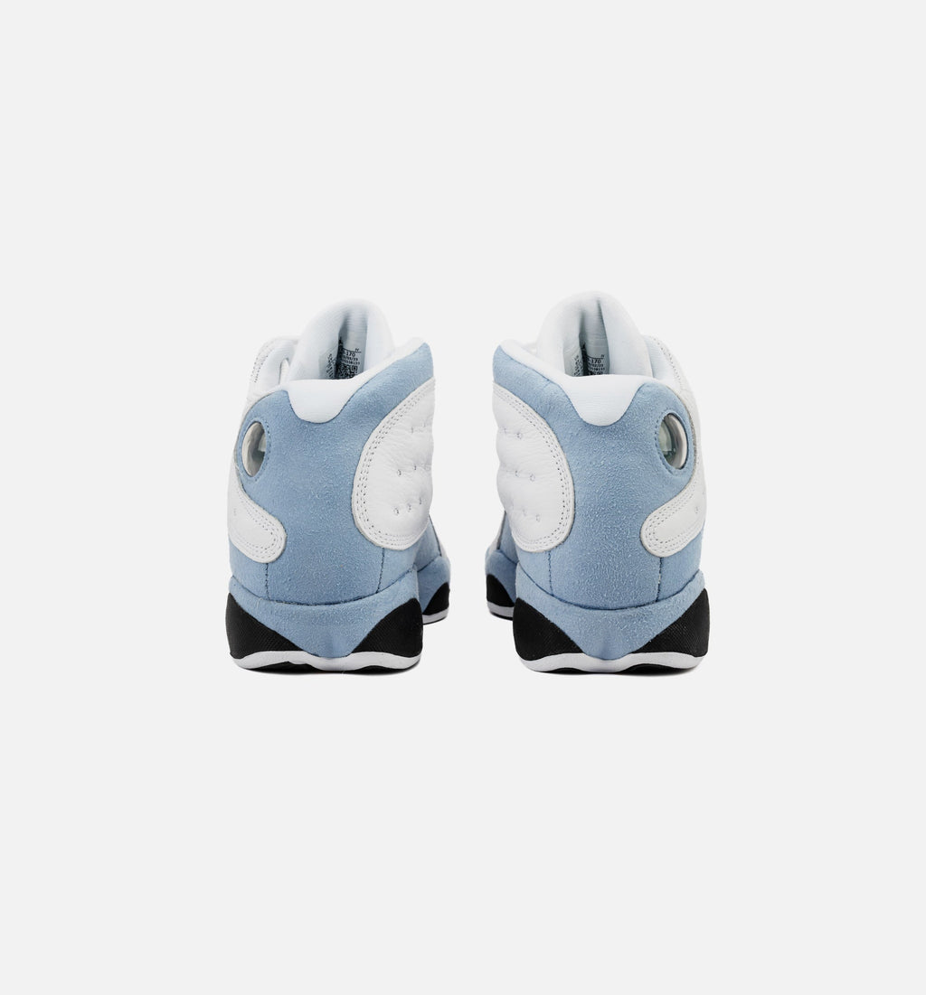 Air Jordan 13 Retro Blue Grey Grade School Lifestyle Shoe – White / Blue Grey / Black / Yellow Ochre