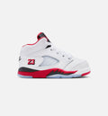 Air Jordan 5 Retro Fire Red Infant & Toddler Lifestyle Shoe – Fire Red / White