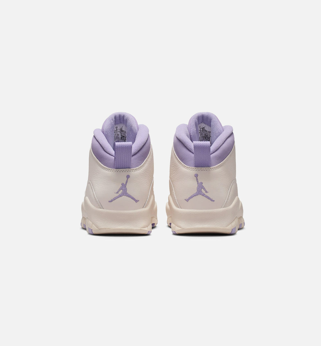 Air Jordan 10 Retro Hydrangeas Women's Lifestyle Shoe – Chalk / Hydrangeas / Wild Grape