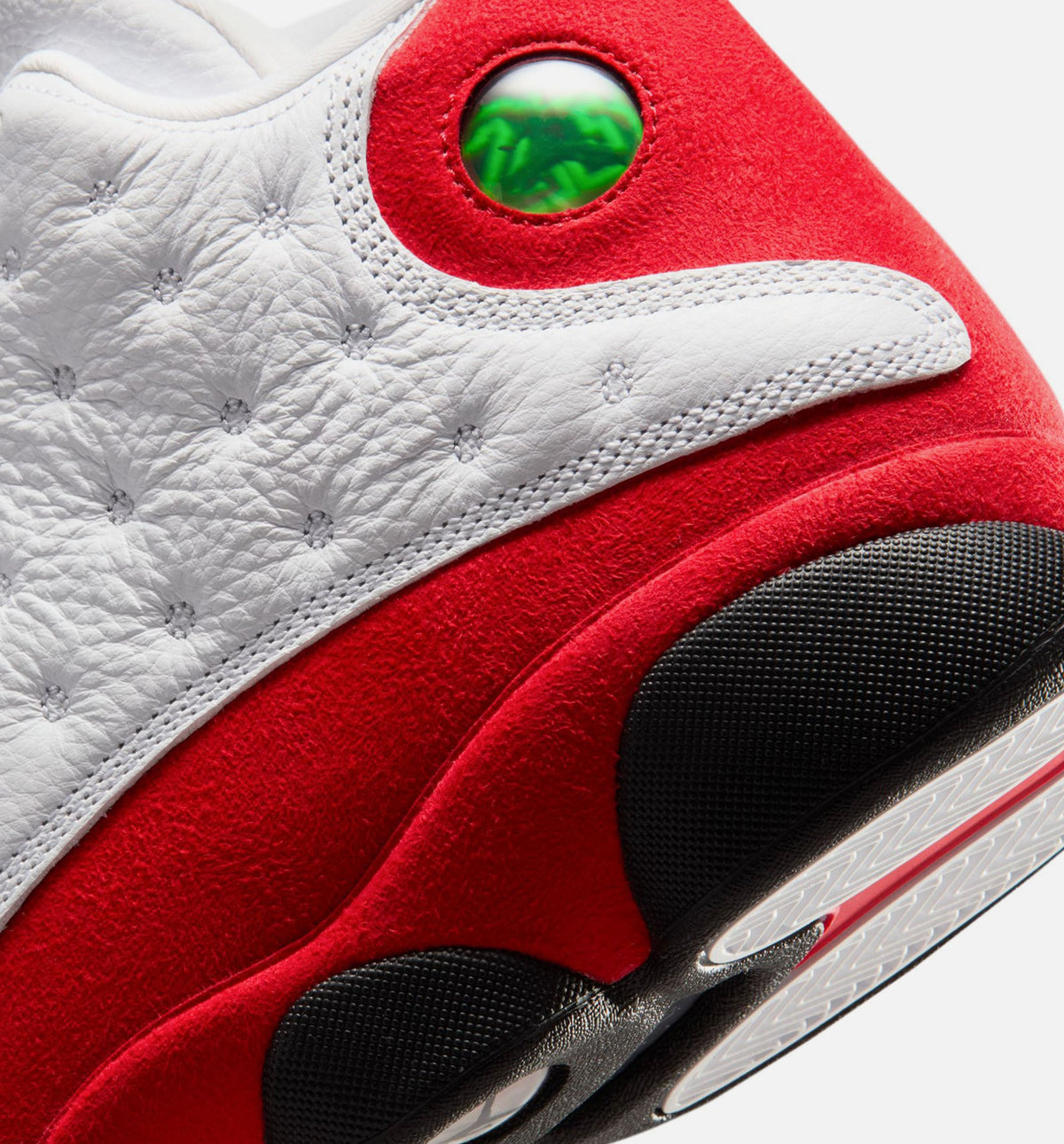 Air Jordan 13 Retro White and University Red Men's Lifestyle Shoe – White / Black / True Red