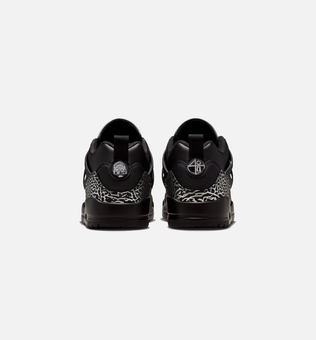 Jordan Spizike Low Men's Basketball Shoe – Black / Metallic Silver
