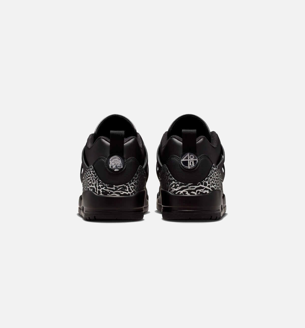 Jordan Spizike Low Men's Basketball Shoe – Black / Metallic Silver