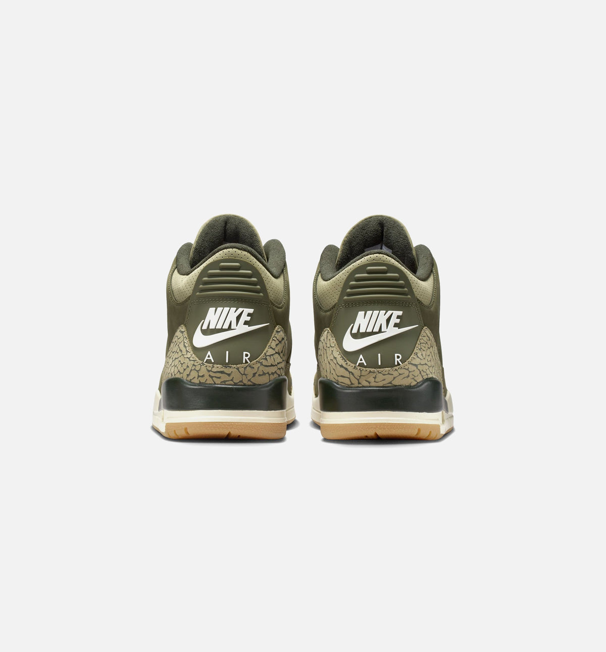 Air Jordan 3 Retro Medium Olive Men's Lifestyle Shoe – Medium Olive / Sequoia / Neutral Olive / Sail / Total Crimson