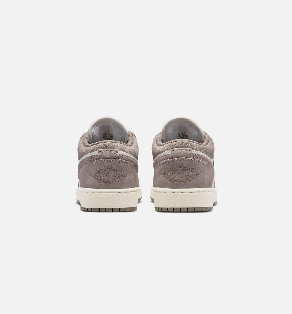 Air Jordan 1 Low Grade School Lifestyle Shoe - Olive Grey/Enigma Stone/Summit White