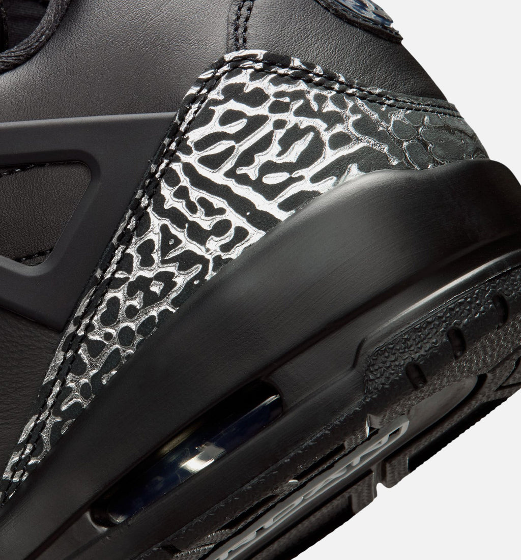 Jordan Spizike Low Men's Basketball Shoe – Black / Metallic Silver
