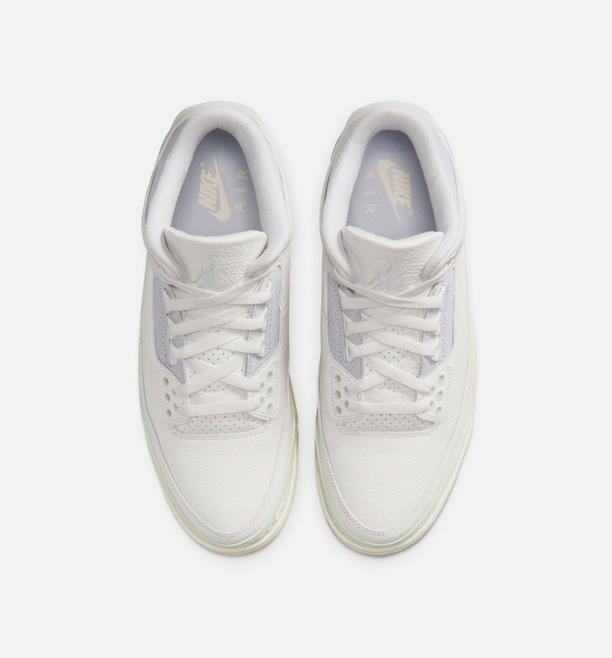 Air Jordan 3 Retro Sail and Jade Aura Men's Lifestyle Shoe – Sail / Jade Aura / Aura / Iced Carmine