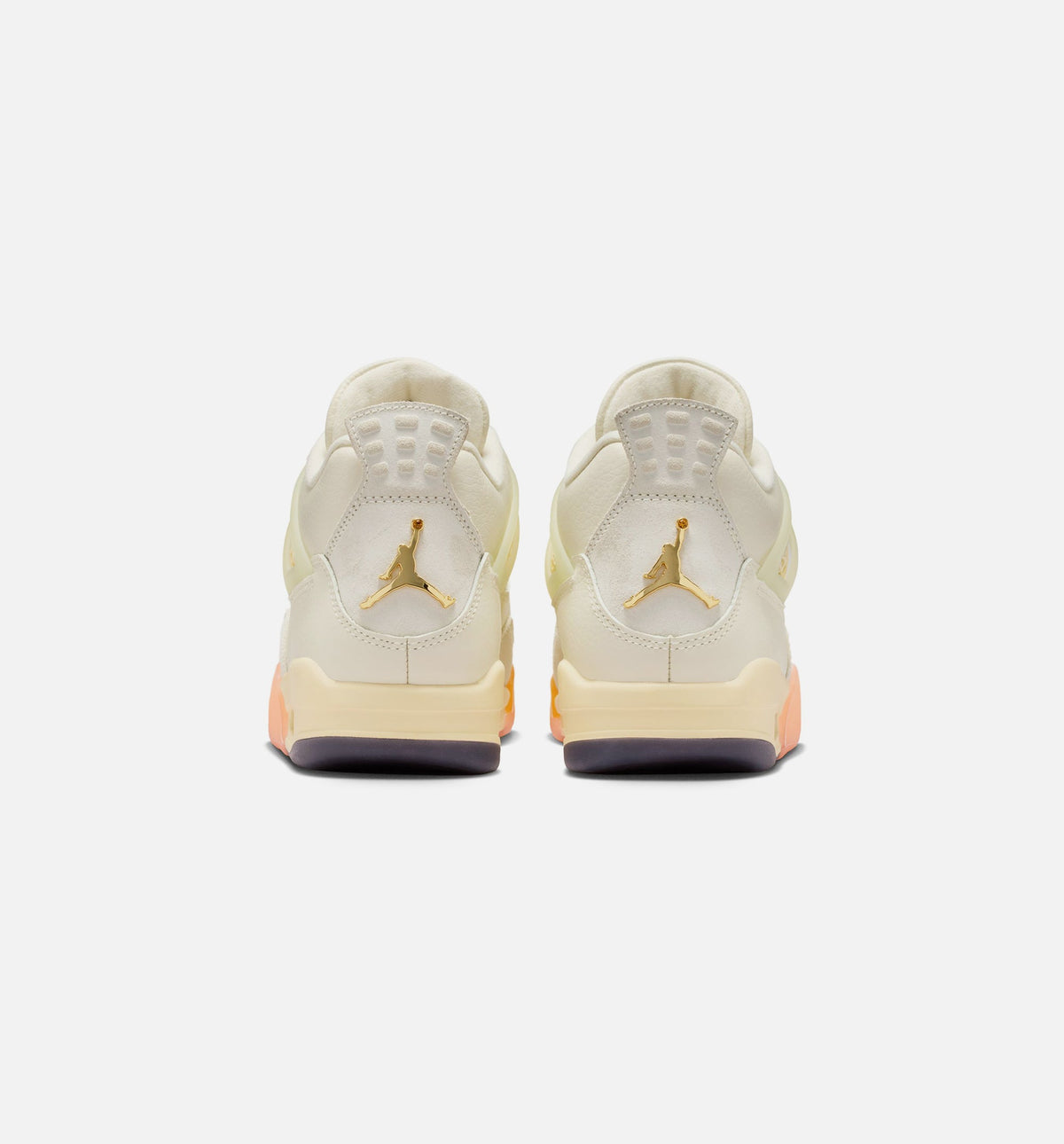 Air Jordan 4 Retro Birds of Paradise Women's Lifestyle Shoe – Coconut Milk / Metallic Gold / Muslin / Bright Mango / Sundial / Black