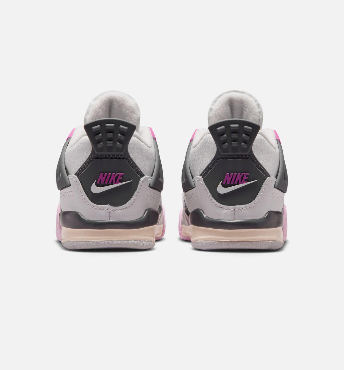 Air Jordan 4 Retro Comic Infant & Toddler Lifestyle Shoe – Off White / Fire Pink / Anthracite