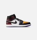 Air Jordan 1 Mid SE Men's Lifestyle Shoe – True Red / White / Court Purple / Black