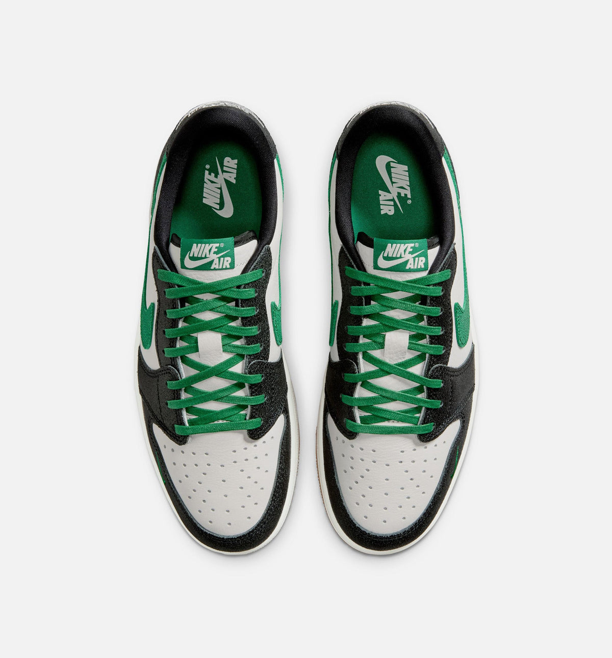 Air Jordan 1 Retro Low OG Phantom and Pine Green Men's Lifestyle Shoe – Phantom / Pine Green / Black