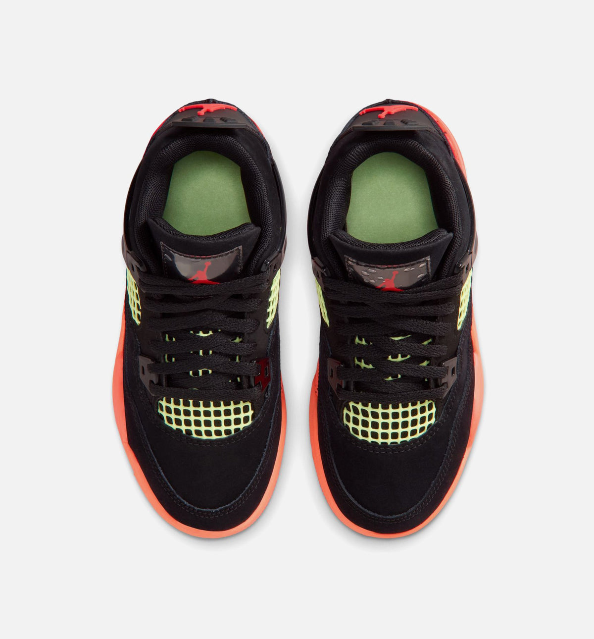 Air Jordan 4 Retro Black Infrared 23 Preschool Lifestyle Shoe – Black / Infrared 23 / Bright Mango