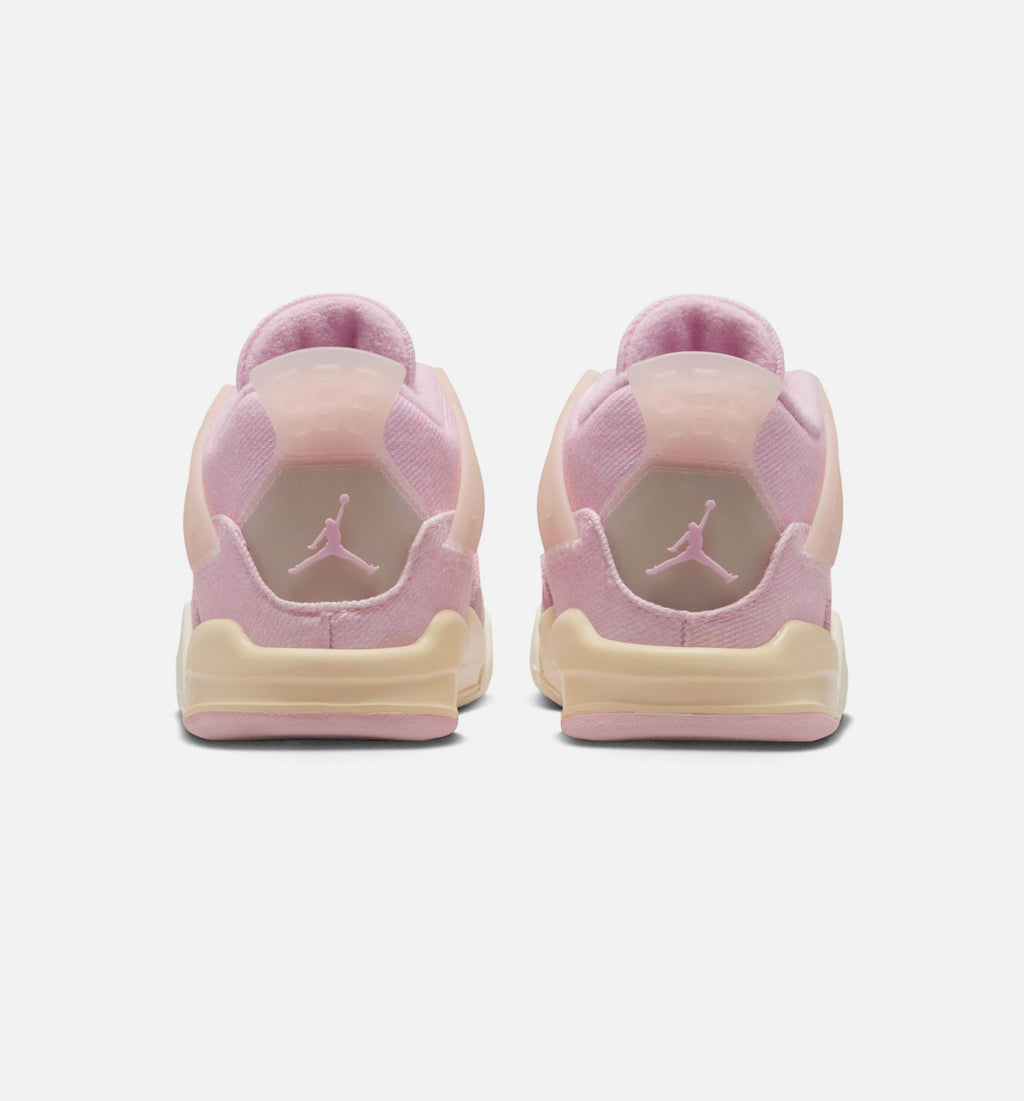 Air Jordan 4 Retro Pink Pearl and Iced Carmine Infant & Toddler Lifestyle Shoe – Iced Carmine / Coconut Milk / Anthracite / Muslin / Pinksicle