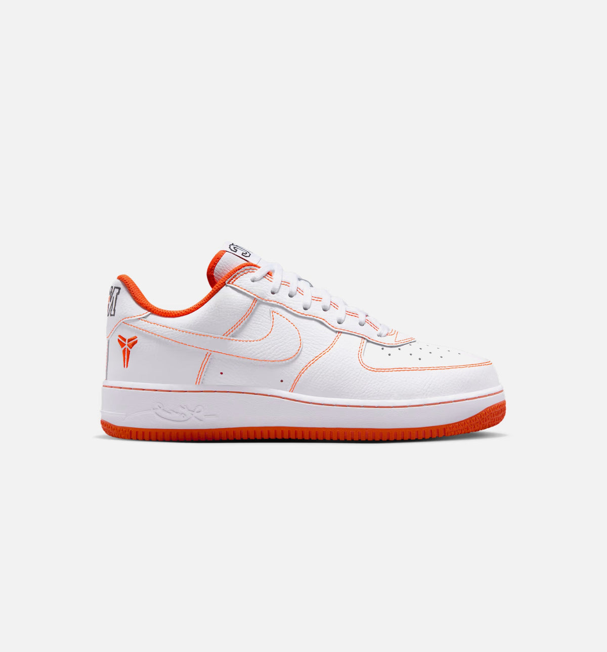 Nike Air Force 1 Low Retro White and Safety Orange Men's Lifestyle Shoe – White / Safety Orange