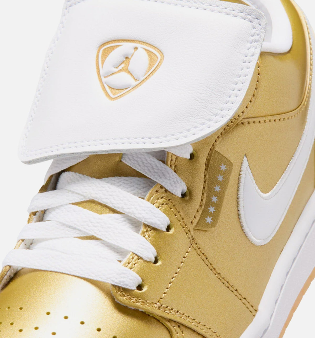 Air Jordan 1 Low Women's Lifestyle Shoe – Gold / White / Gum Yellow