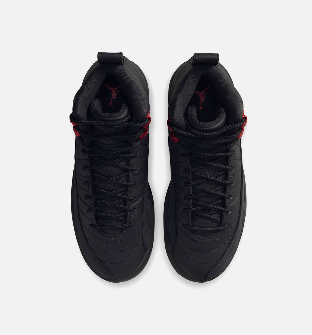 Air Jordan 12 Retro Bloodline Grade School Lifestyle Shoe – Black / Varsity Red