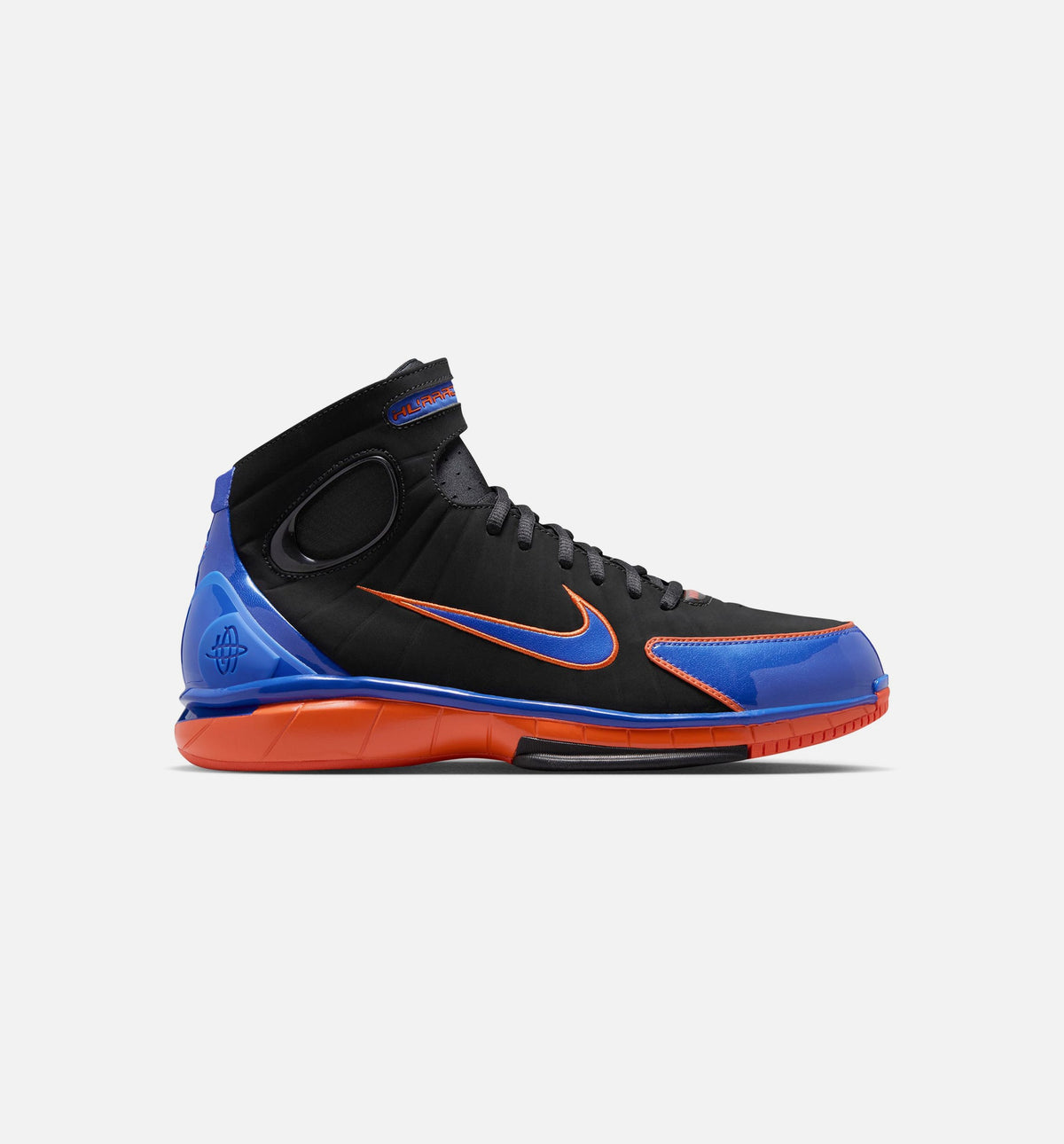 Nike Air Zoom Huarache 2K4 Penny Hardaway Men's Basketball Shoe – Black / Varsity Royal / Safety Orange