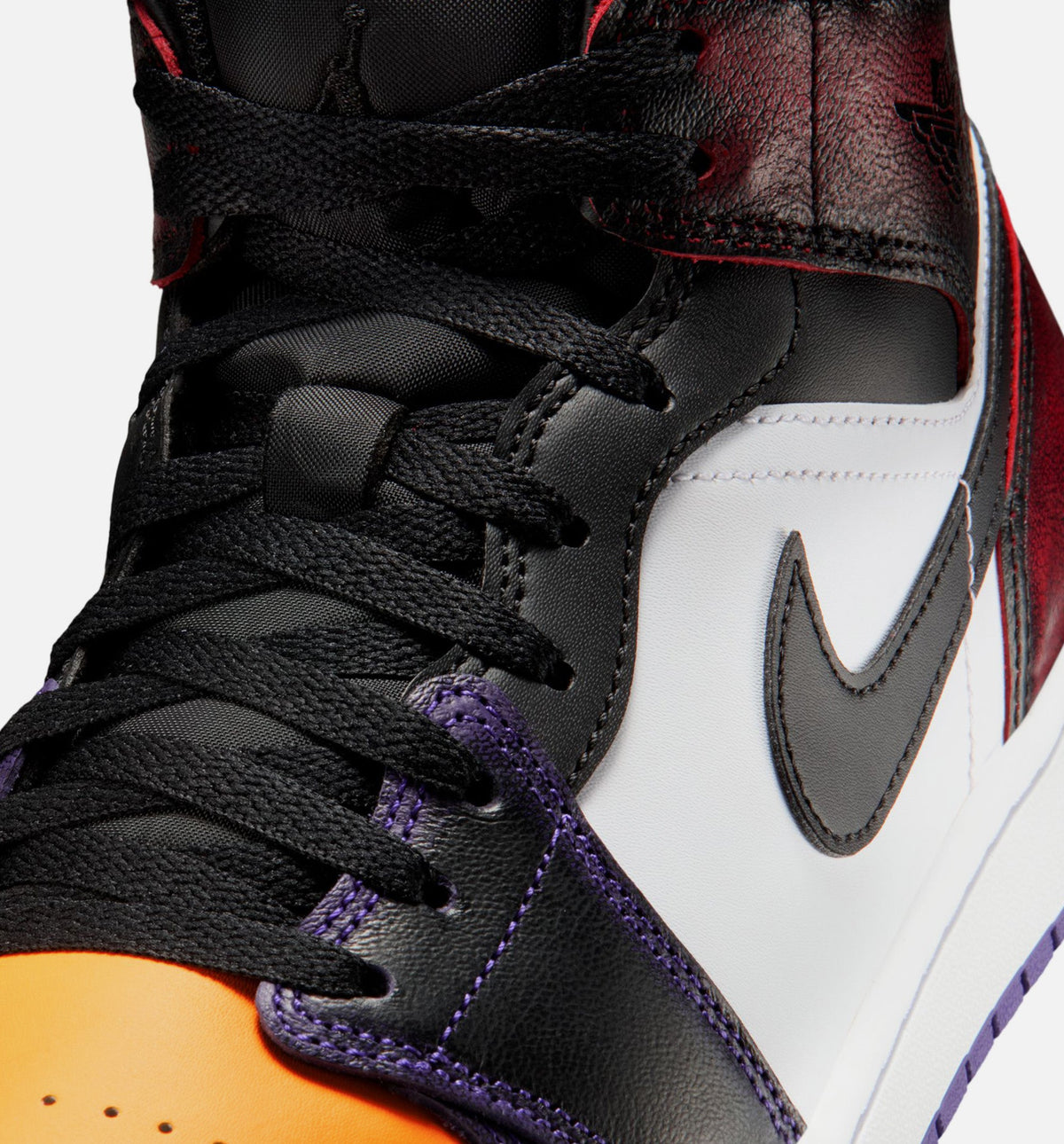Air Jordan 1 Mid SE Men's Lifestyle Shoe – True Red / White / Court Purple / Black