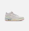 Air Jordan 3 Retro Sail and Jade Aura Men's Lifestyle Shoe – Sail / Jade Aura / Aura / Iced Carmine