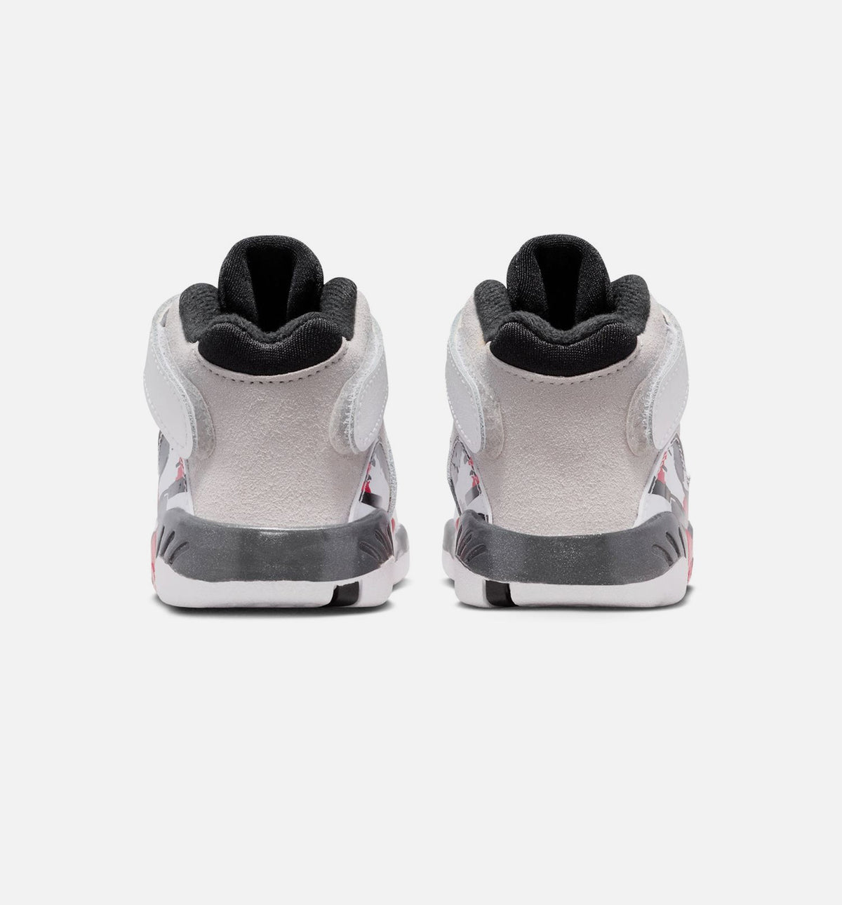 Air Jordan 8 Retro White and True Red Infant & Toddler Lifestyle Shoe – White / Black / True Red