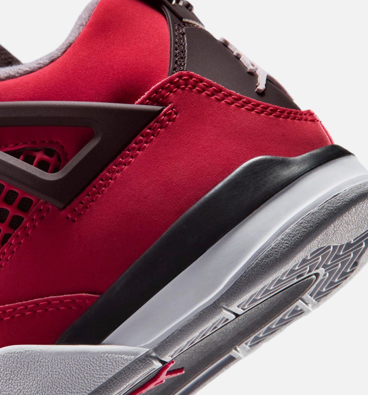 Air Jordan 4 Retro Toro Bravo Preschool Lifestyle Shoe – Fire Red / White / Black / Cement Grey