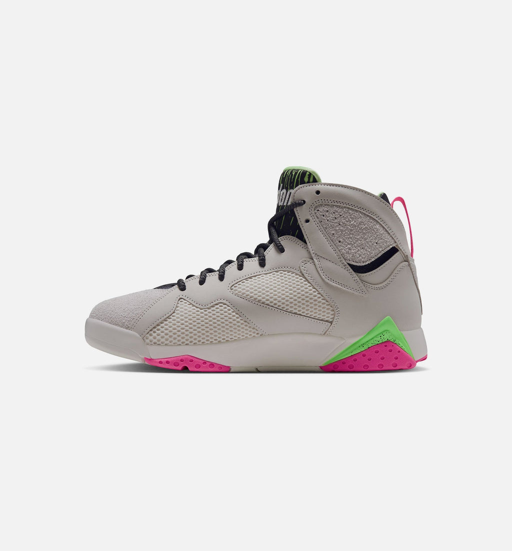 Air Jordan 7 Retro Tennis Day Men's Lifestyle Shoe – Phantom / Lime Blast / Pink Blast / Anthracite