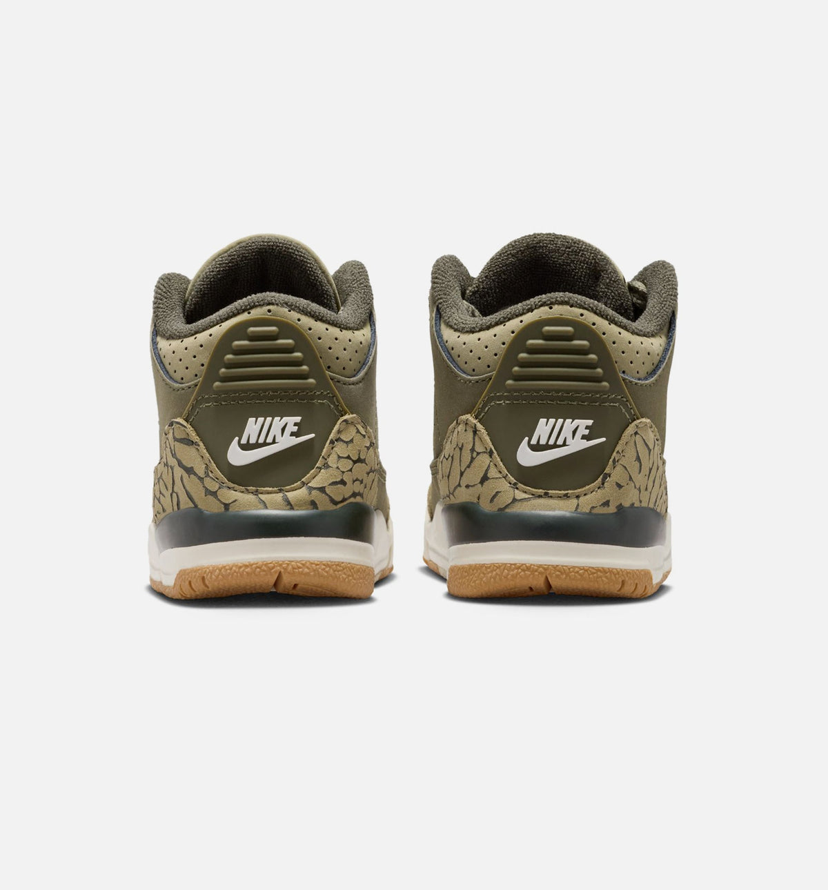 Air Jordan 3 Retro Medium Olive Infant & Toddler Lifestyle Shoe – Medium Olive / Sequoia / Neutral Olive / Sail