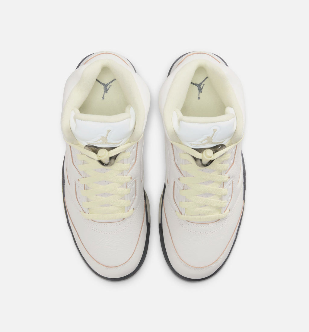 Air Jordan 5 Retro Luminous Green and Sail Women's Lifestyle Shoe – Sail / Luminous Green / Anthracite