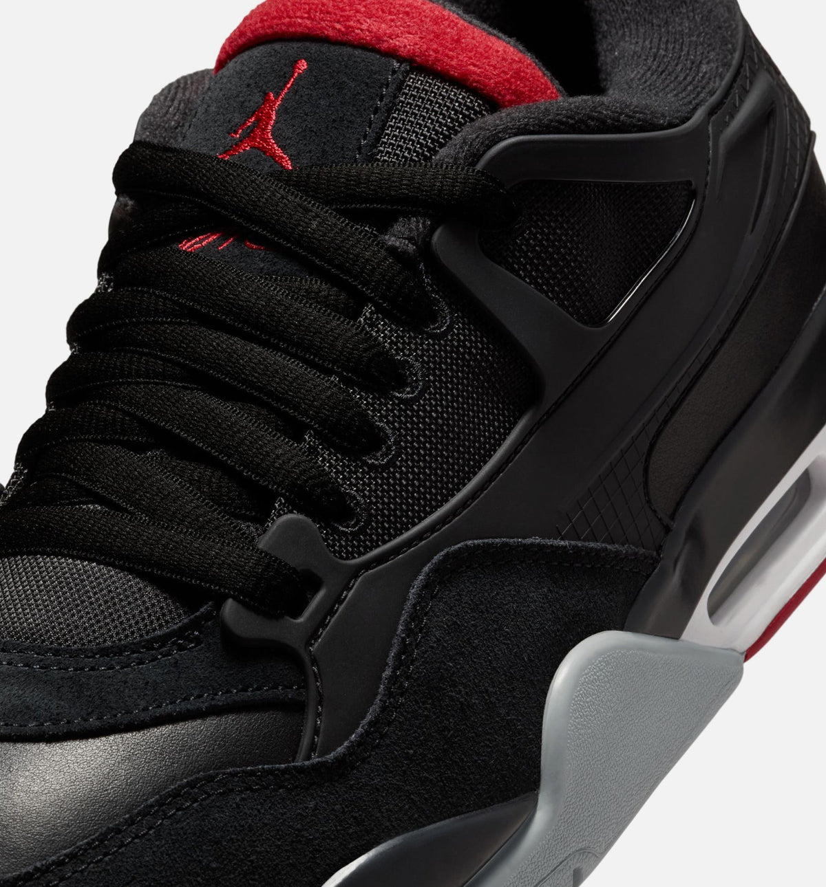 Air Jordan 4 RM Men's Lifestyle Shoe – Black / Wolf Grey / White / Varsity Red