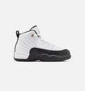 Air Jordan 12 Retro Taxi Preschool Lifestyle Shoe – White / Black / Taxi