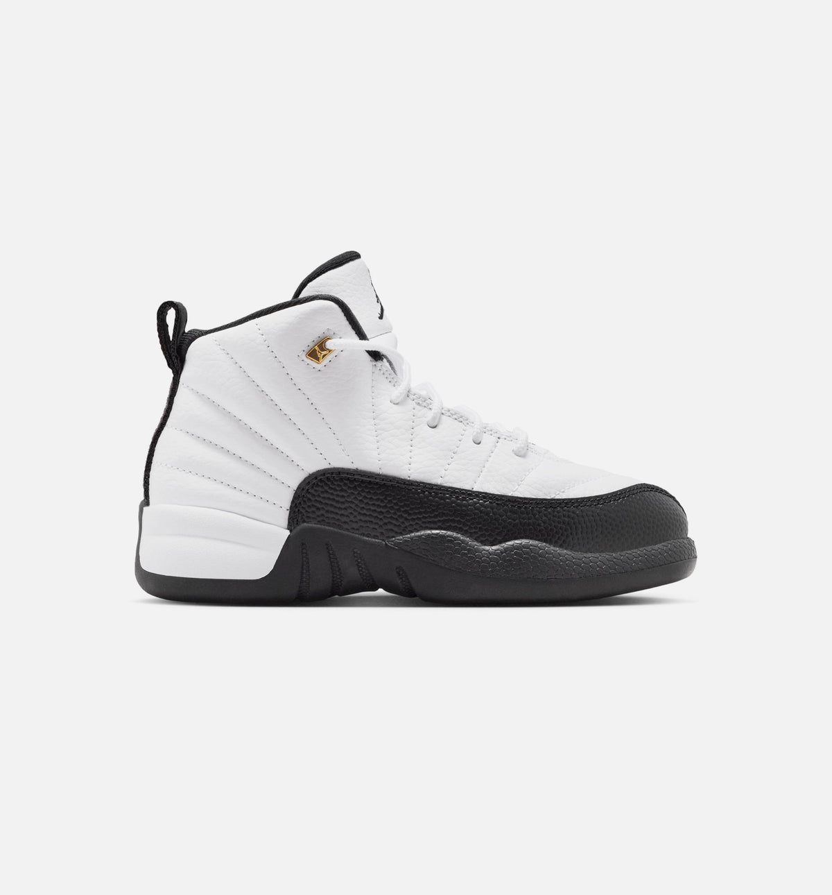 Air Jordan 12 Retro Taxi Preschool Lifestyle Shoe – White / Black / Taxi