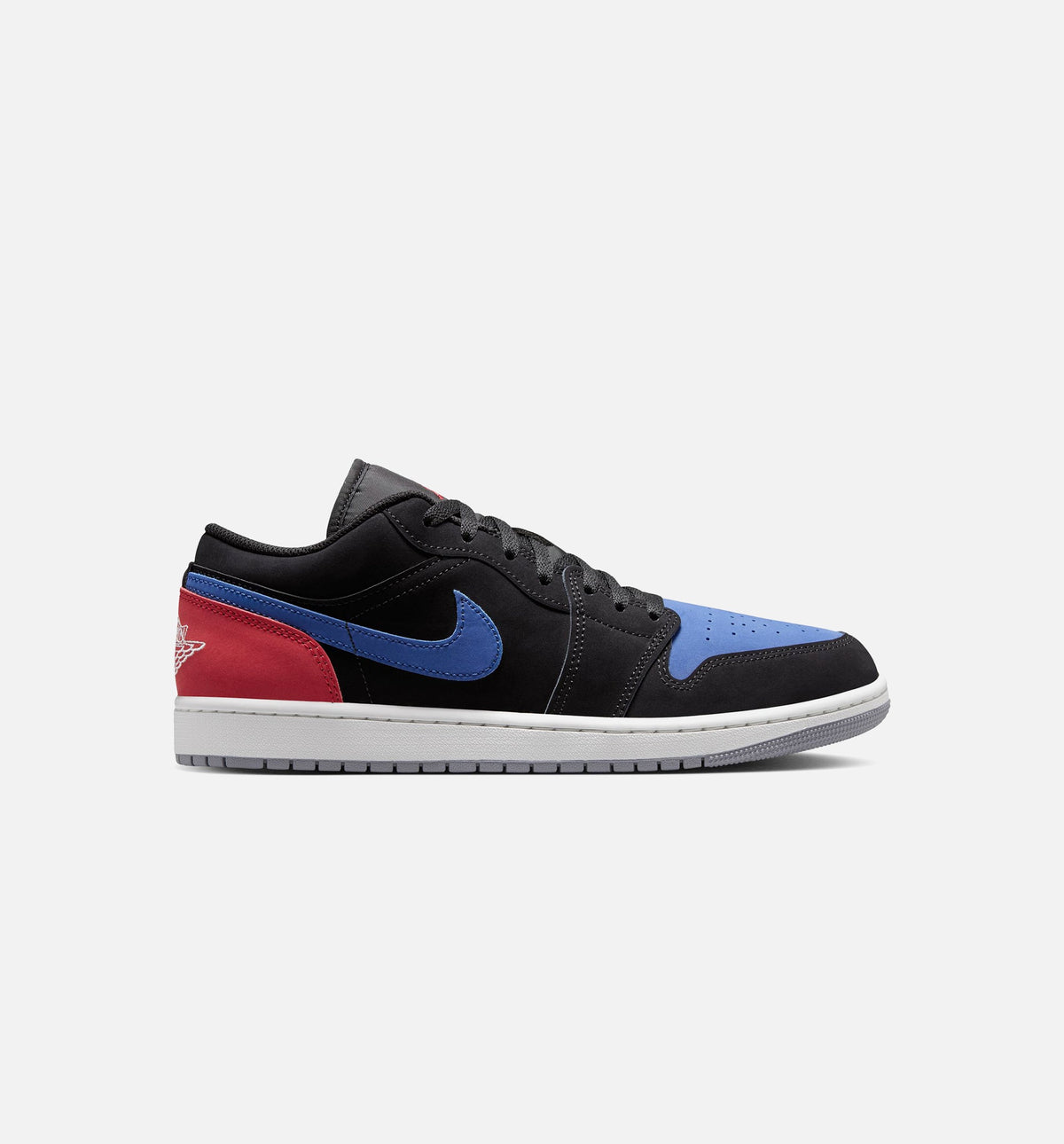 Air Jordan 1 Low Men's Lifestyle Shoe - Black/Summit White/True Blue/Varsity Red