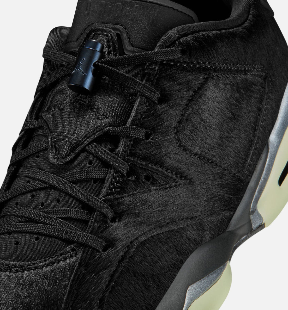Air Jordan 6 Retro Low Blackout Women's Lifestyle Shoe – Black