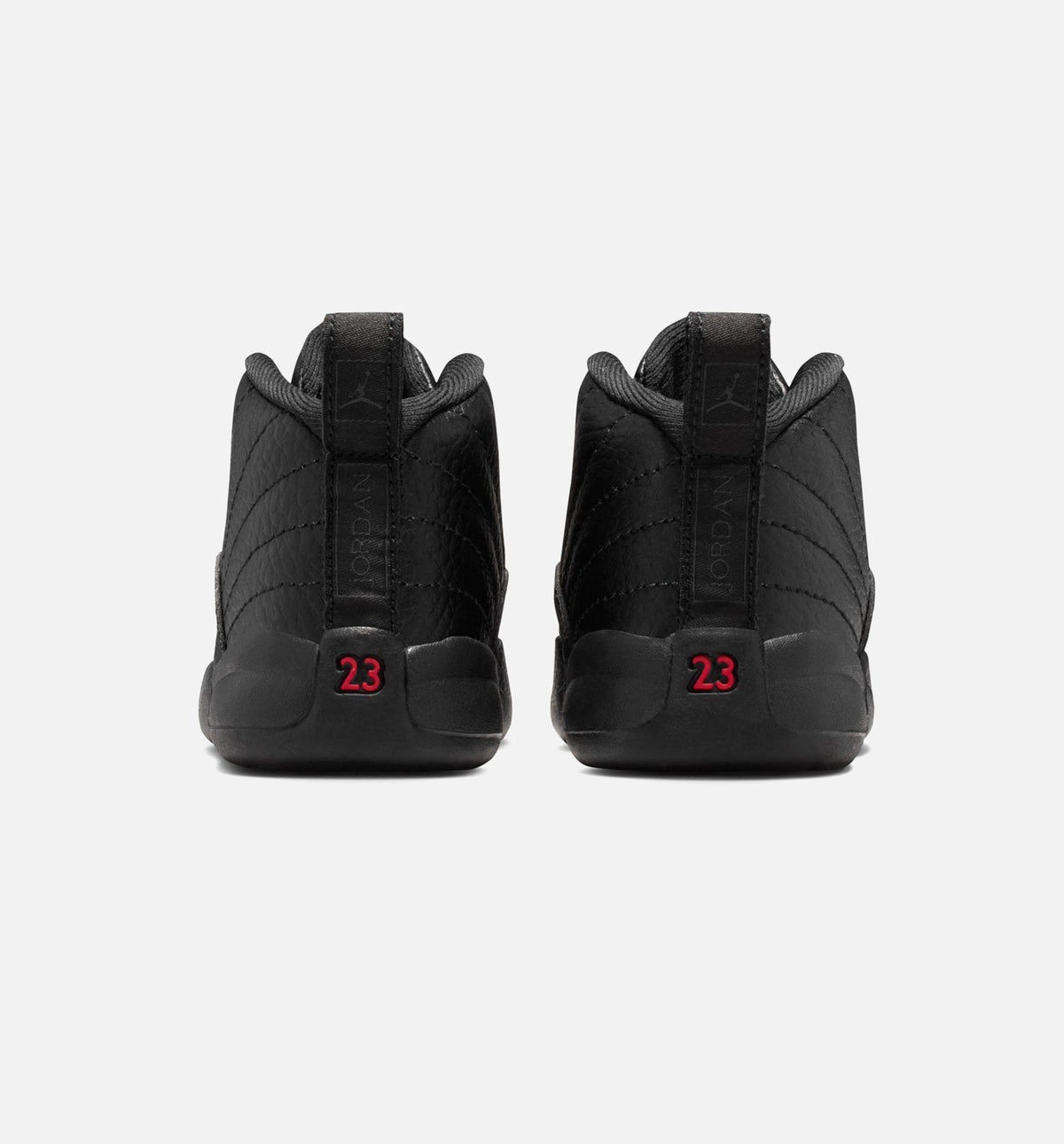 Air Jordan 12 Retro Bloodline Infant & Toddler Lifestyle Shoe – Black / Varsity Red