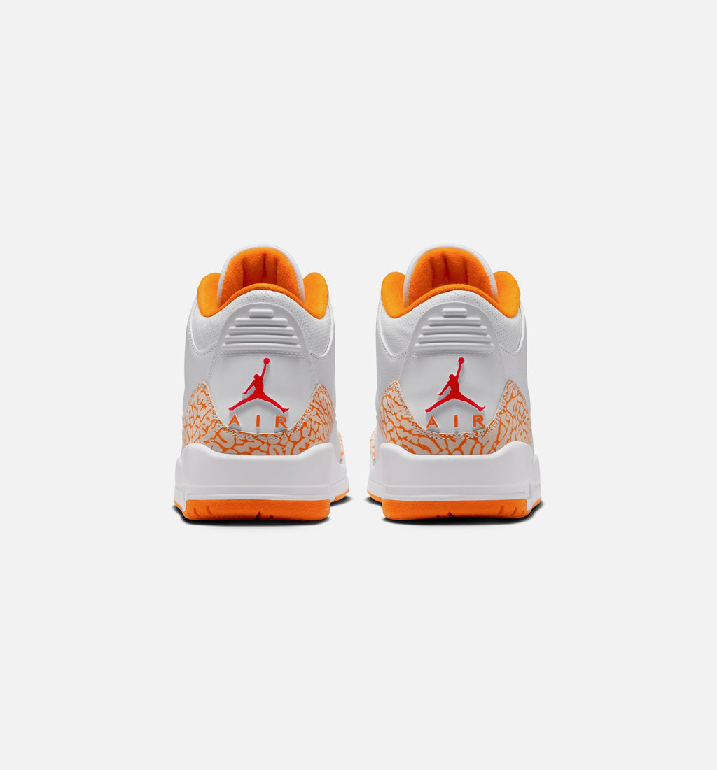 Air Jordan 3 Retro Orange Citrus Women's Lifestyle Shoe – White / Multicolor